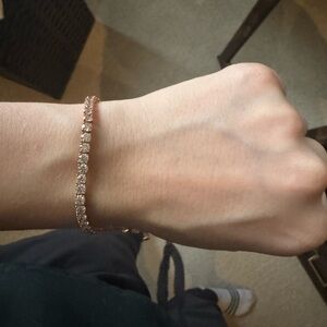 Swarovski Rose Gold Crystal Bracelet